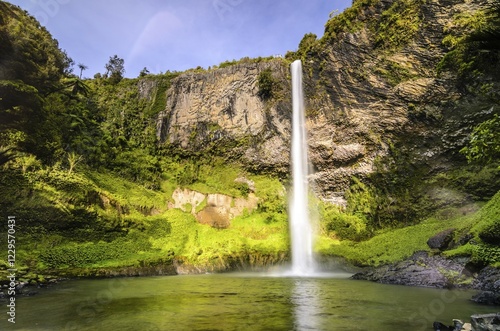 Bridal Veil Falls, Raglan, Waikato, North Island, New Zealand, Oceania photo