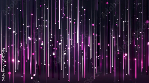 Abstract Purple Light Trail...