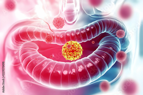 Viruses Attacking Intestine...