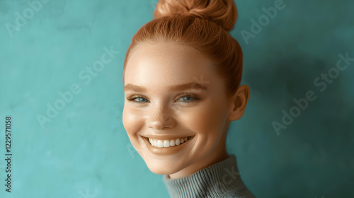 Portrait of a Happy Redhead...
