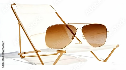 Gold-Framed Sunglasses Rest...