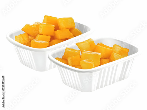 Two White Plastic Container...