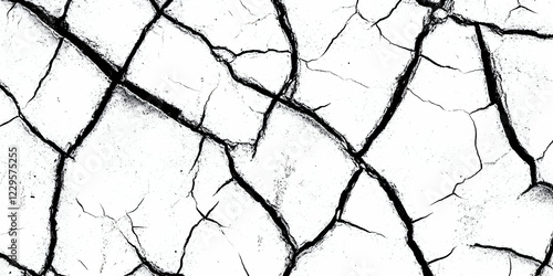 Cracked Earth Texture Depic...