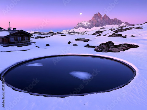 Serene Winter Landscape Sho...