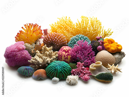 Colorful Coral Reef Exhibit...