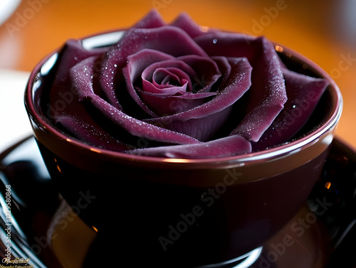 Dark Purple Rose Rests Gent...