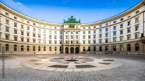 Elegant Curved Building wit...