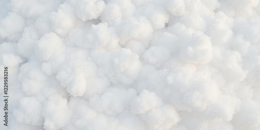 Seamless pattern featuring dreamy sky with fluffy clouds, texture, peaceful Seamless pattern featuring dreamy sky with fluffy clouds, texture, peaceful
