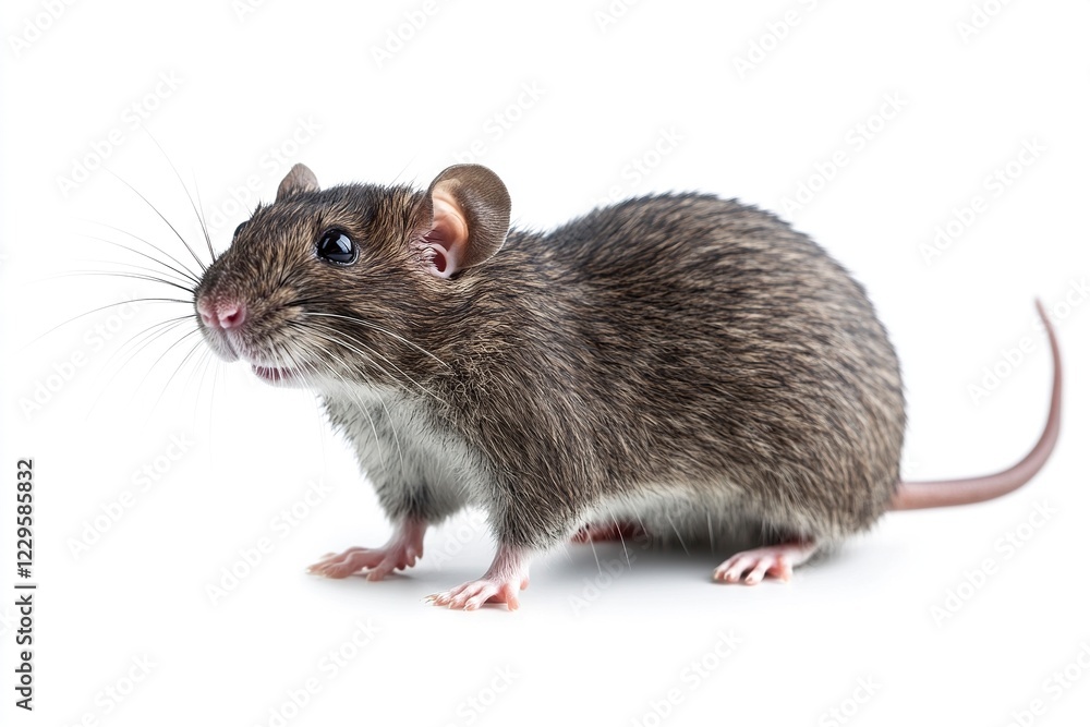 photo of gerbil rodent isolated on white background photo of gerbil rodent isolated on white background