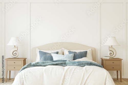 Interior of modern bedroom....