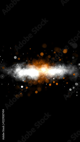 Abstract Light and Smoke Ba...