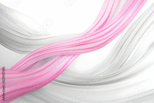 Abstract 3D Render of Pink ...
