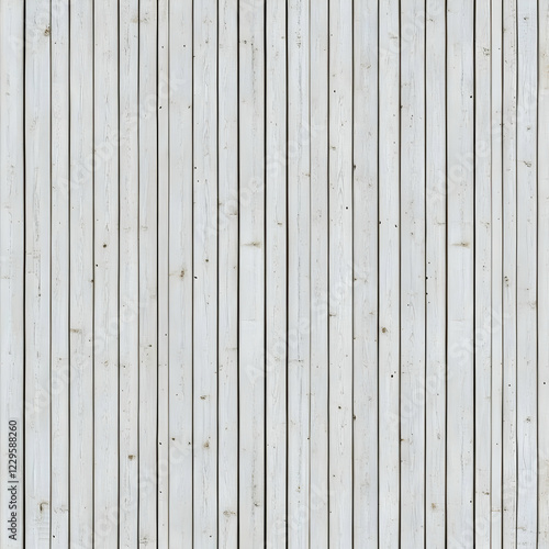 White Painted Wood Plank Ba...