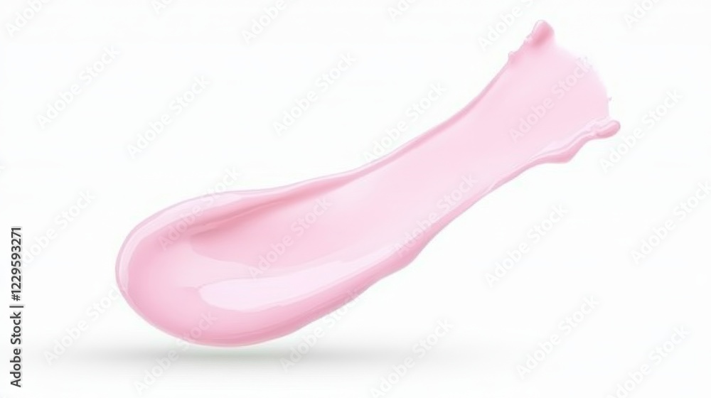 Pink Nail Polish Spill with Smooth Texture on Light Background Pink Nail Polish Spill with Smooth Texture on Light Background