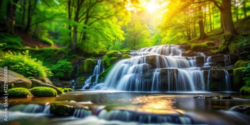 Discover enchanting Massachusetts waterfalls through stunning tilt-shift photography. Hike scenic trails & enjoy breathtaking nature.