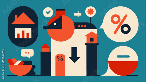 These illustrations collectively depict how negative interest rates function their purpose in stimulating the economy and the implications for individual savings.