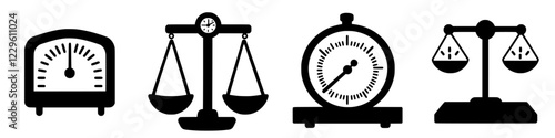 Measurement tools and scales for accurate weight and balance assessment in various applications