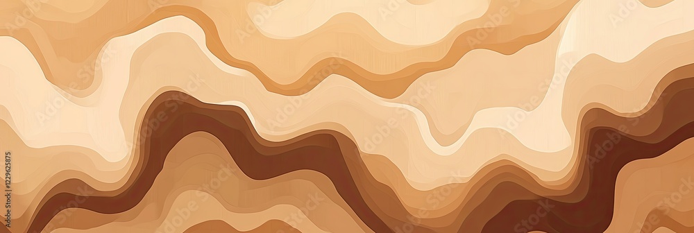 As coffee and cream merge, they produce a beautiful marbled look, featuring intricate swirls of rich browns and creamy whites As coffee and cream merge, they produce a beautiful marbled look, featuring intricate swirls of rich browns and creamy whites