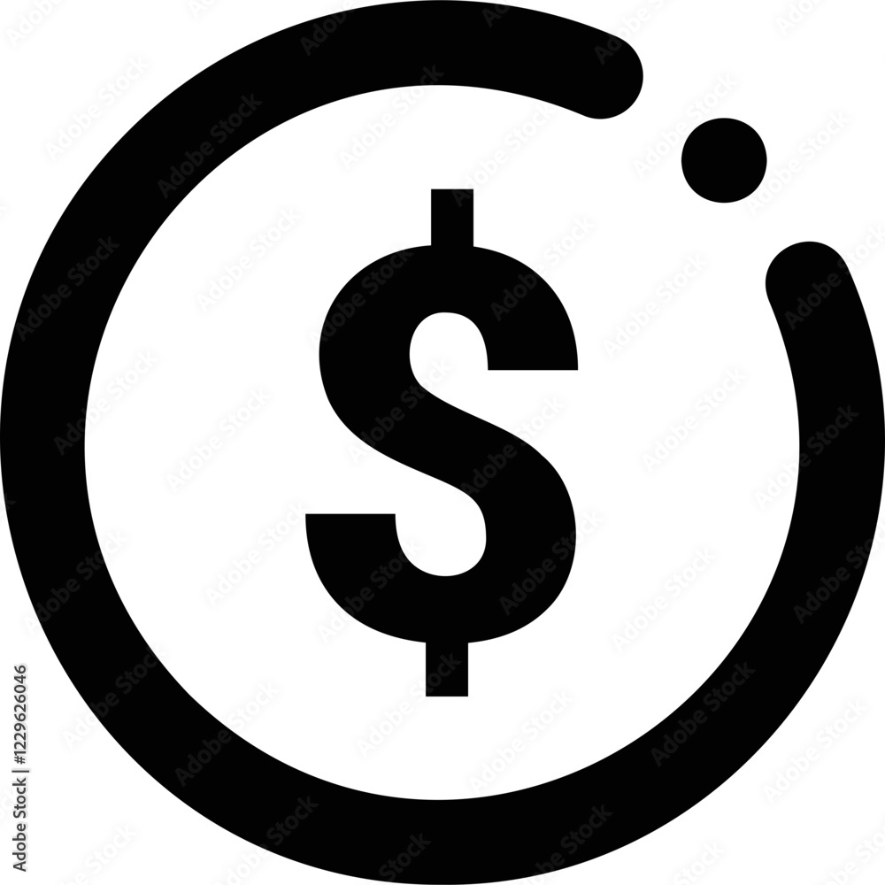 Dollar Coin, Currency, Isolated, Black and White
Dollar Coin, Currency, Isolated, Black and White