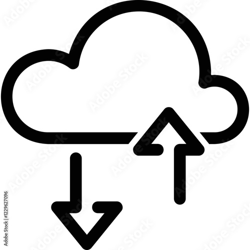 Cloud Sync, Upload Download Icon
