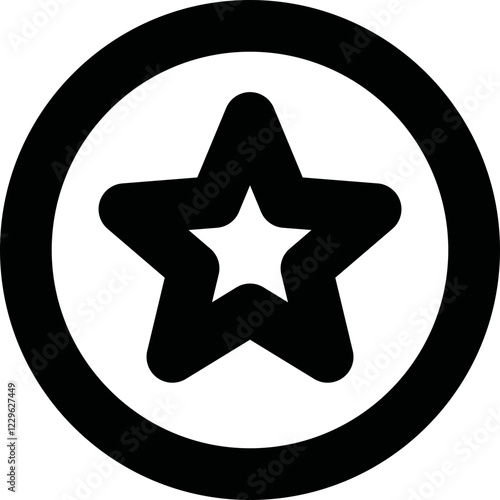 Simple vector icon favorites
