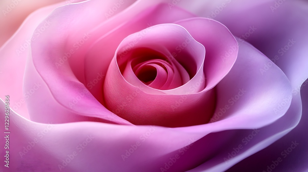 Delicate Pink Rose Close Up Showing Soft Petals Delicate Pink Rose Close Up Showing Soft Petals