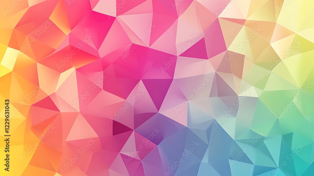 Abstract colorful geometric low poly background. (1) Abstract colorful geometric low poly background. (1)