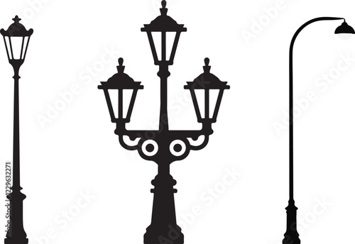 vintage street lamp