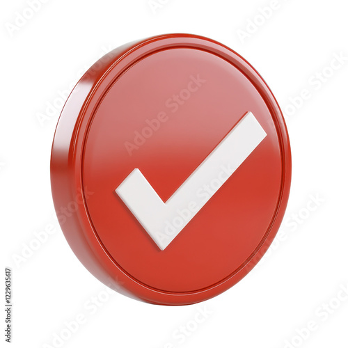 Free Download A large red checkmark symbolizing approval or confirmation. - GFXLoad