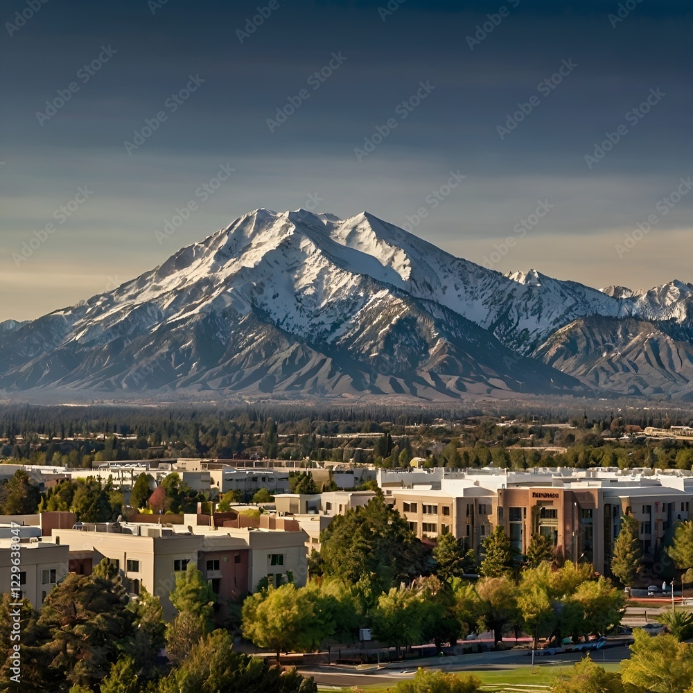 Obraz premium view from the top of the mountain