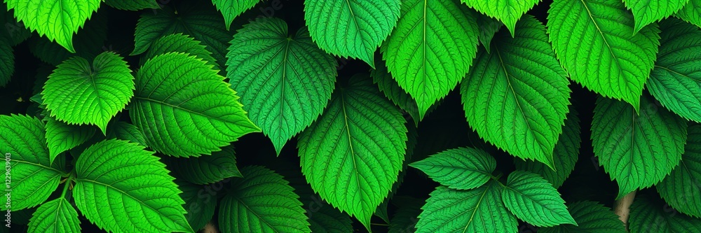 Elegant Green Leaf Patterns for a Health Website Elegant Green Leaf Patterns for a Health Website