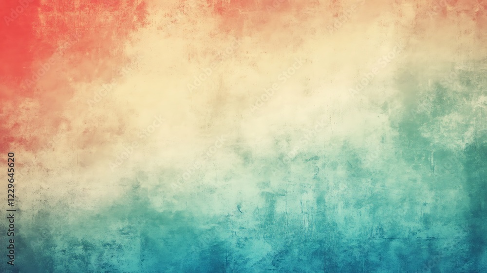 Abstract textured background with coral, beige, and teal gradient. Abstract textured background with coral, beige, and teal gradient.