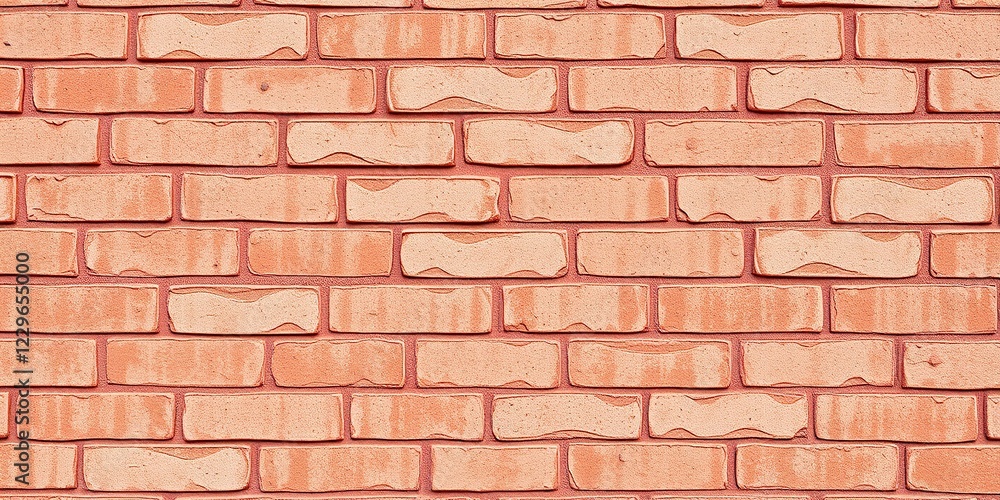 Obraz premium Red Brick Wall Abstract Pattern - Modern Mother's Day Design