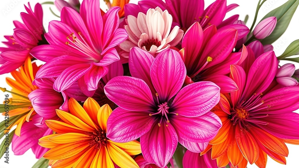 Obraz premium Spring Floral Line Art Designs for Mother's Day Cards