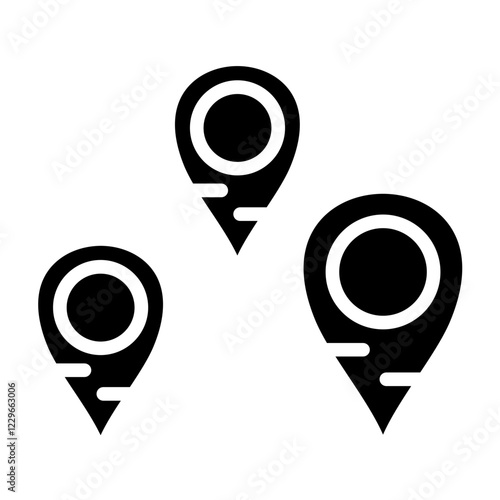Vector Design Geotag Icon Style