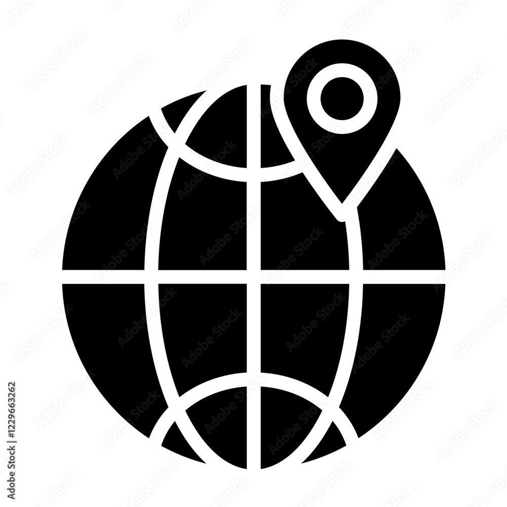 Vector Design Geography Icon Style Vector Design Geography Icon Style