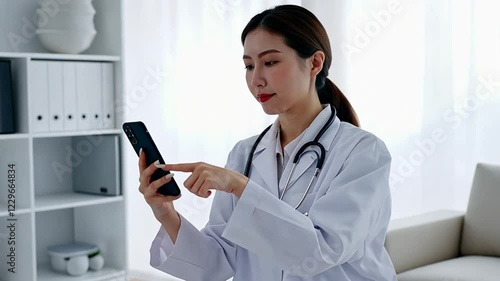 Wallpaper Mural Telemedicine consultation with doctor online or Virtual medical chat with a physician Torontodigital.ca