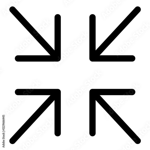 Vector Design Minimize Icon Style