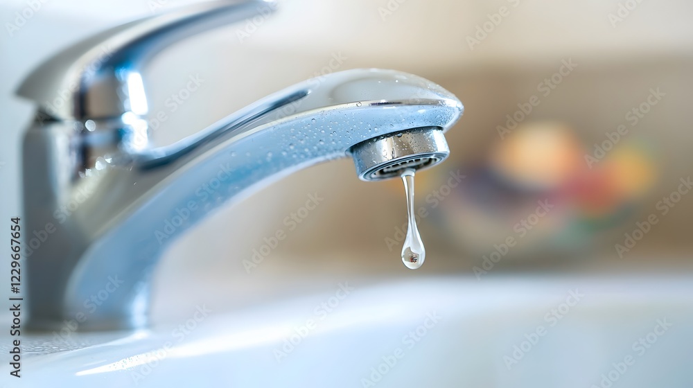 A single drop hangs, poised to fall; a silent moment of water's delicate dance. A single drop hangs, poised to fall; a silent moment of water's delicate dance.
