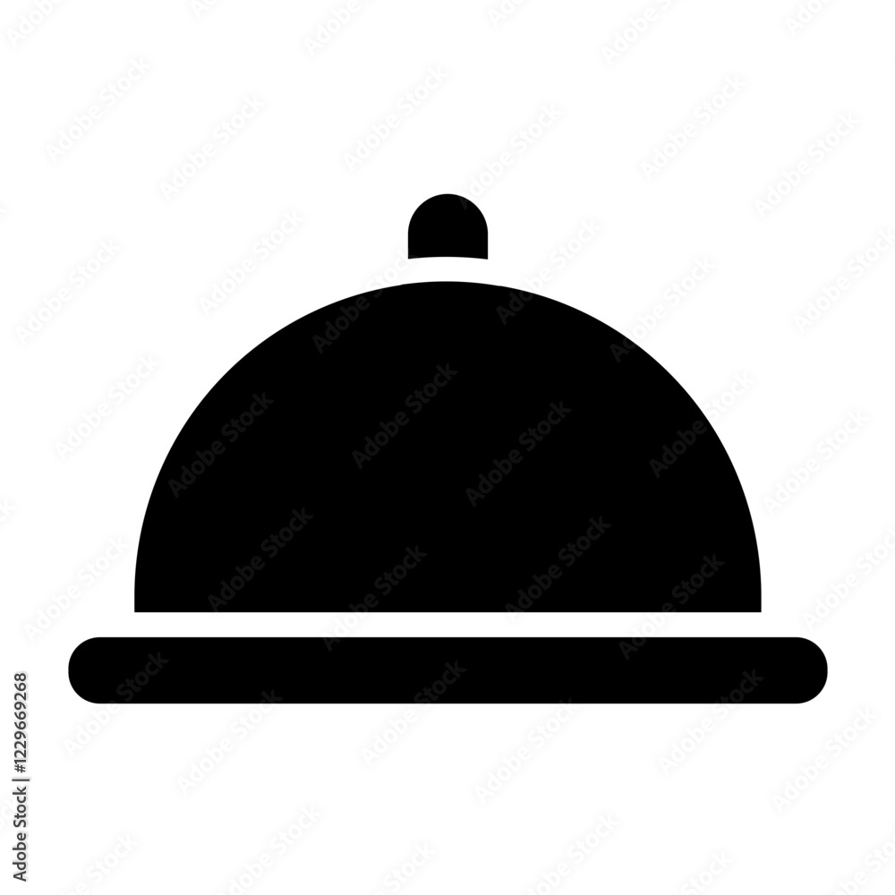 Vector Design Platter Icon Style Vector Design Platter Icon Style