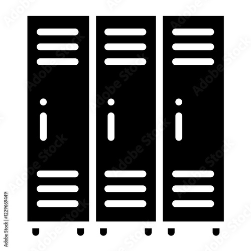 Vector Design Lockers Icon Style