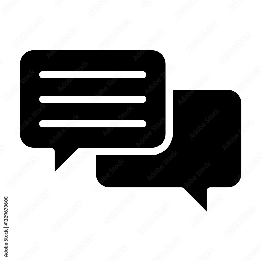 Vector Design Conversation Icon Style Vector Design Conversation Icon Style