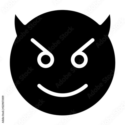 Vector Design Devil Icon Style