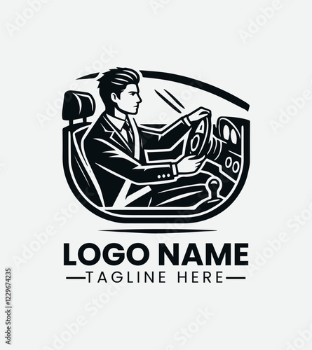 Professional Driver Logo Design, Expert Driver Logo, Reliable Driver Logo, Transportation Logo, Chauffeur Logo