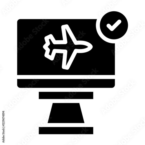 Vector Design Check In Icon Style