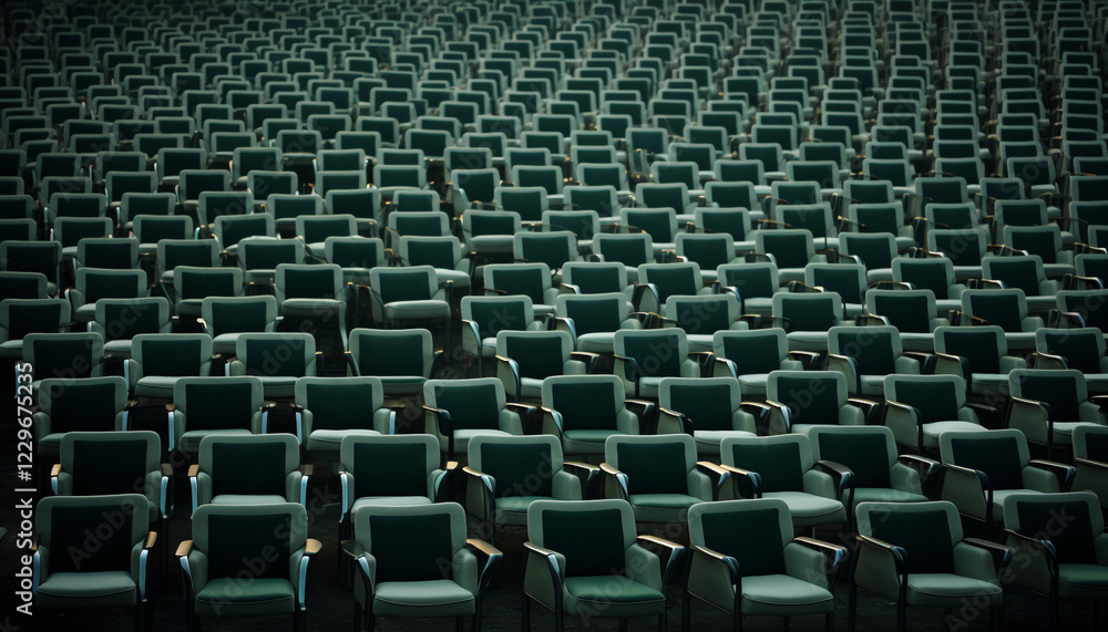 Naklejka premium rows of seats