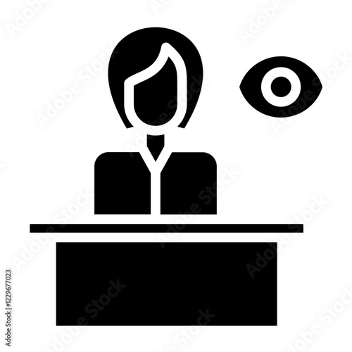 Vector Design Witness Icon Style