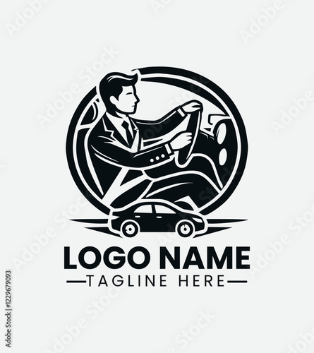Professional Driver Logo Design, Expert Driver Logo, Reliable Driver Logo, Transportation Logo, Chauffeur Logo