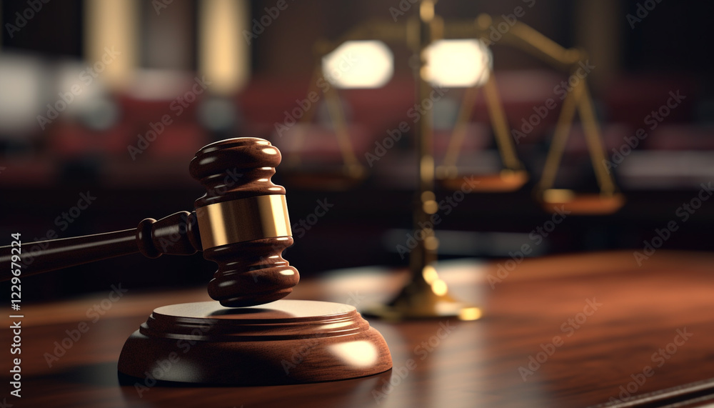 gavel and book gavel and book
