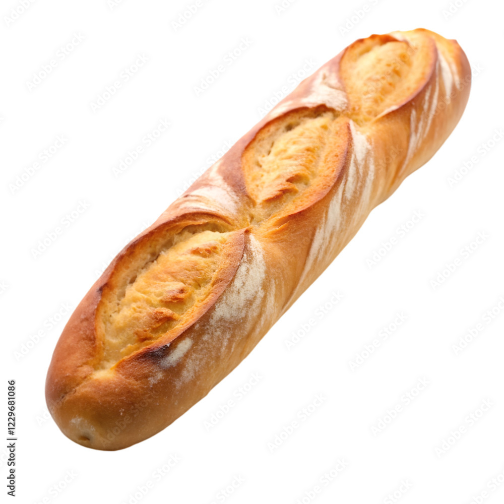 Baguette isolated on transparent background Baguette isolated on transparent background